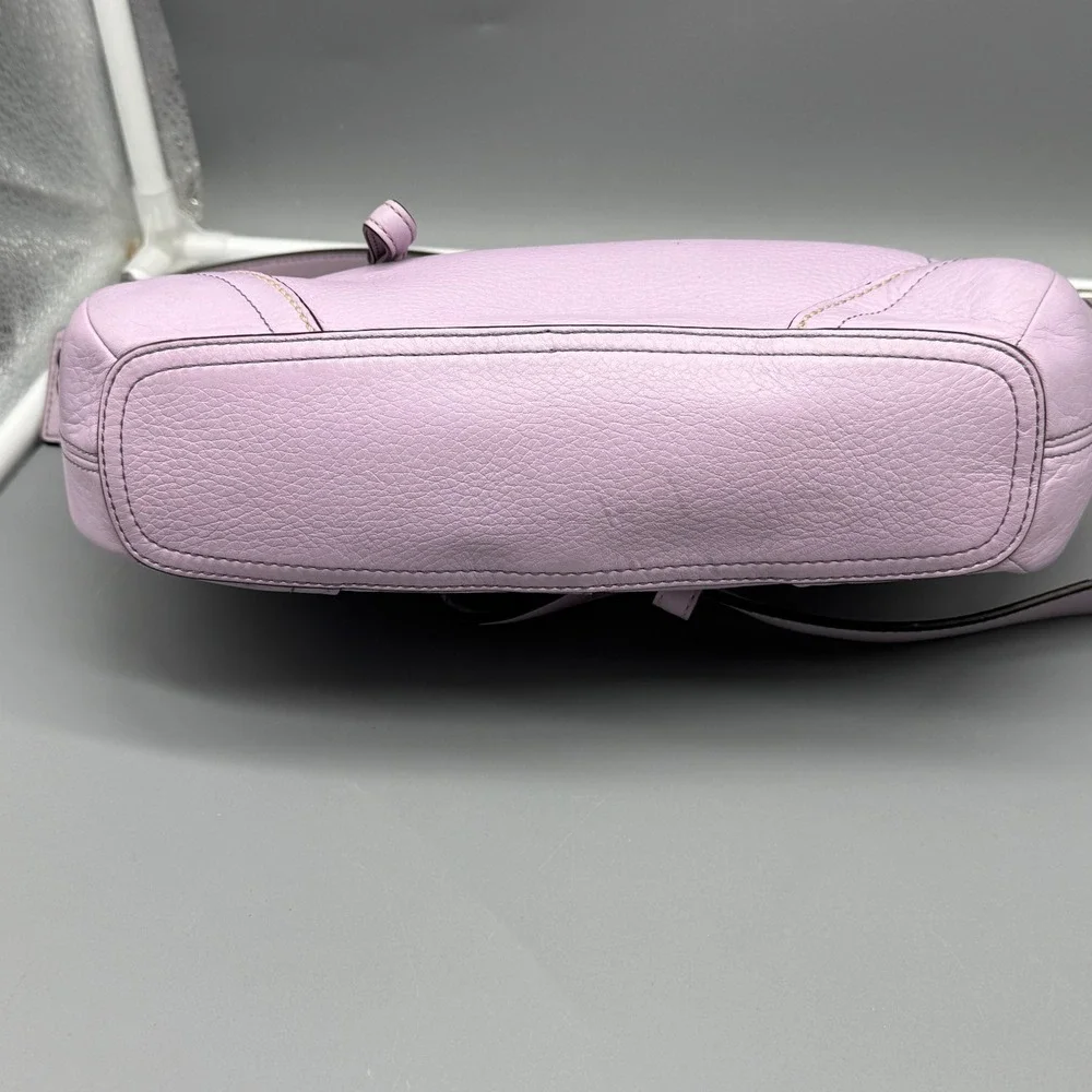 Vintage Y2K‎ Coach Madison F12321 Lavender Leather Shoulder Bag Hobo Purple